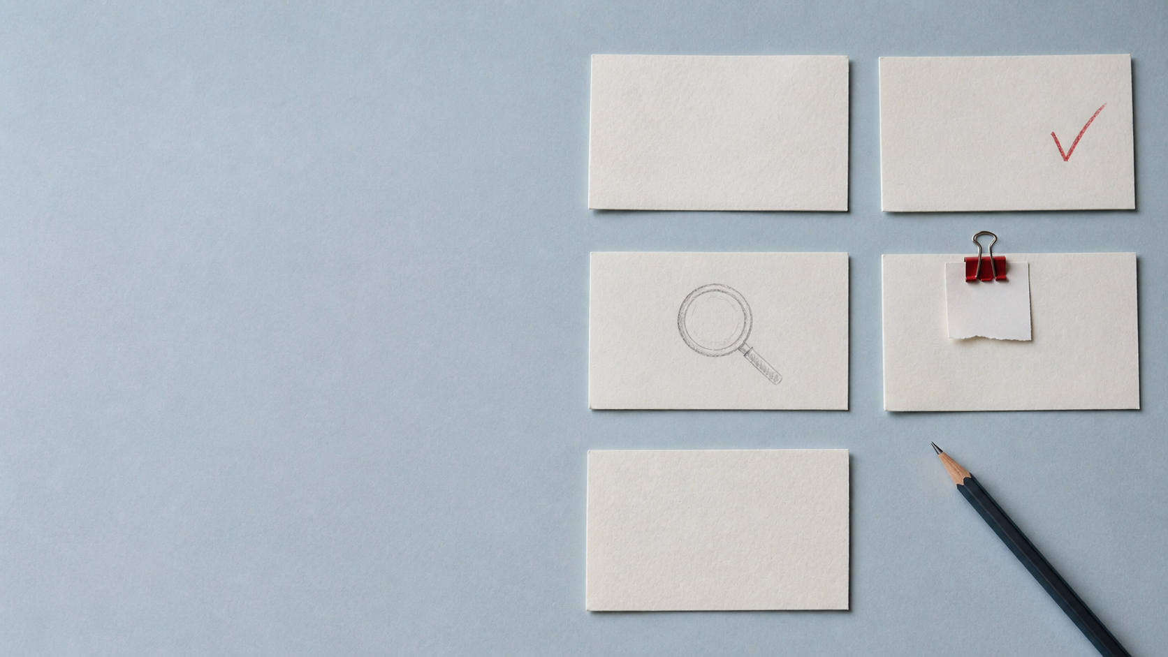 Abstract workflow cards representing AI agent skills and quality checks
